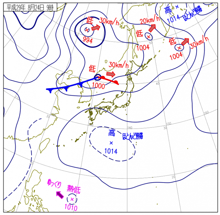 明日未明にかけて，東北地方の大雨警戒 天気はコロコロ変わる…てんコロ．気象予報士になろう！